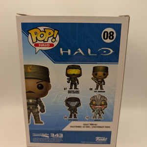 Funko POP Halo Sgt Johnson Limited Edition Chase #08 (in original box) FRENLY BRICKS - Open 7 Days