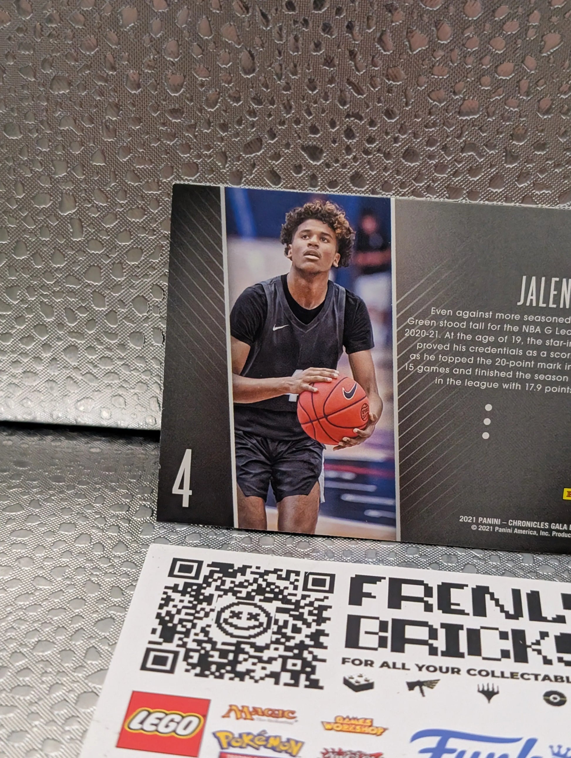 2021 Chronicles Gala Jalen Green RC ROOKIE #4 Houston Rockets FRENLY BRICKS - Open 7 Days