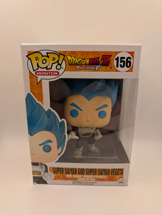 Animation Funko Pop - Super Saiyan God Super Saiyan Vegeta - No. 156 FRENLY BRICKS - Open 7 Days