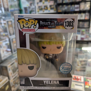 Funko Pop Vinyl Attack On Titan Yelena #1303 Exclusive FRENLY BRICKS - Open 7 Days