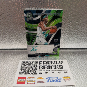 2021-22 Panini Spectra Aspiring Green Kai Jones RC Auto #AA-KJN /50 FRENLY BRICKS - Open 7 Days