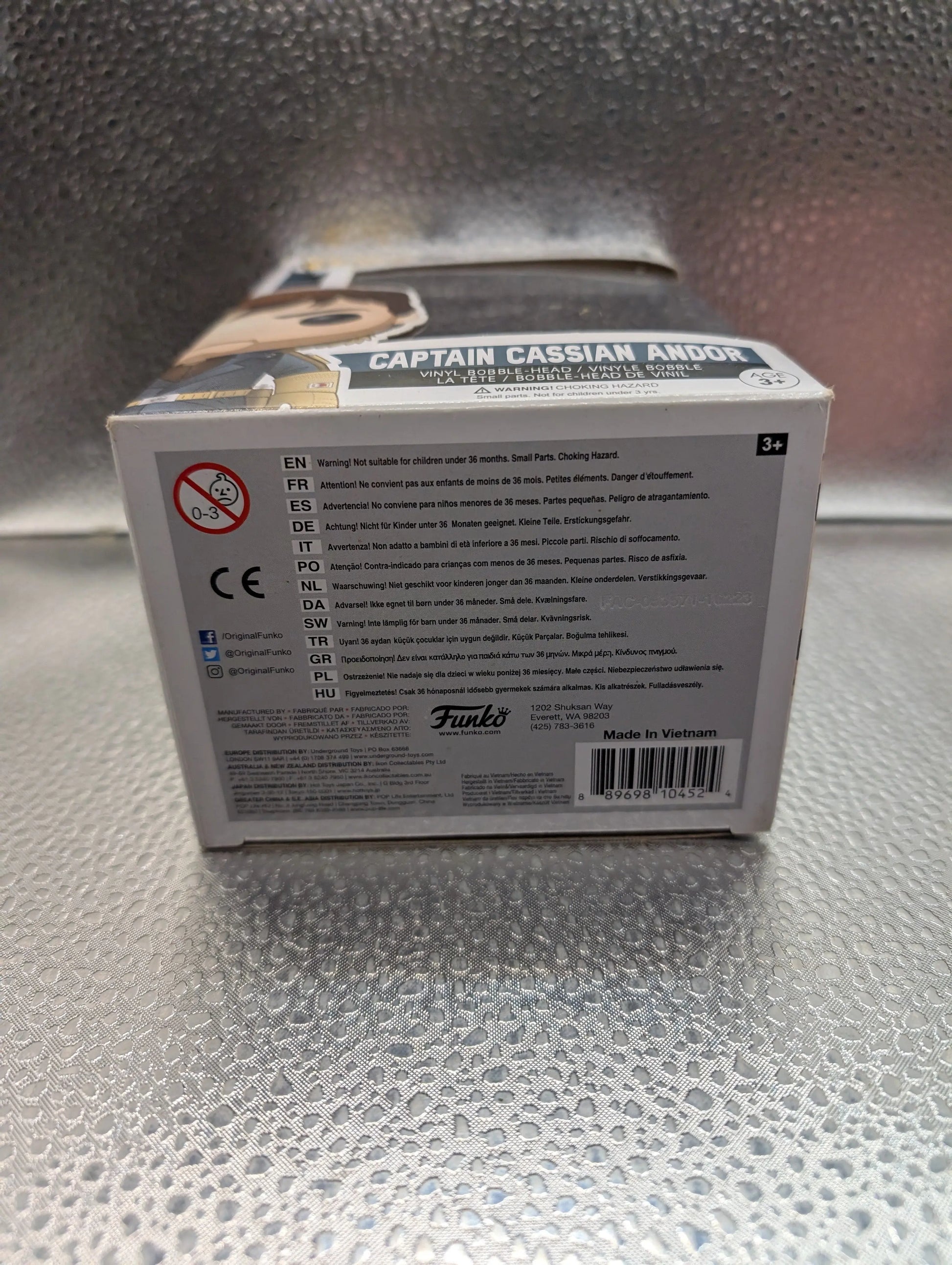 FUNKO Pop Vinyl Captain Cassian Andor Star Wars #139 FRENLY BRICKS - Open 7 Days