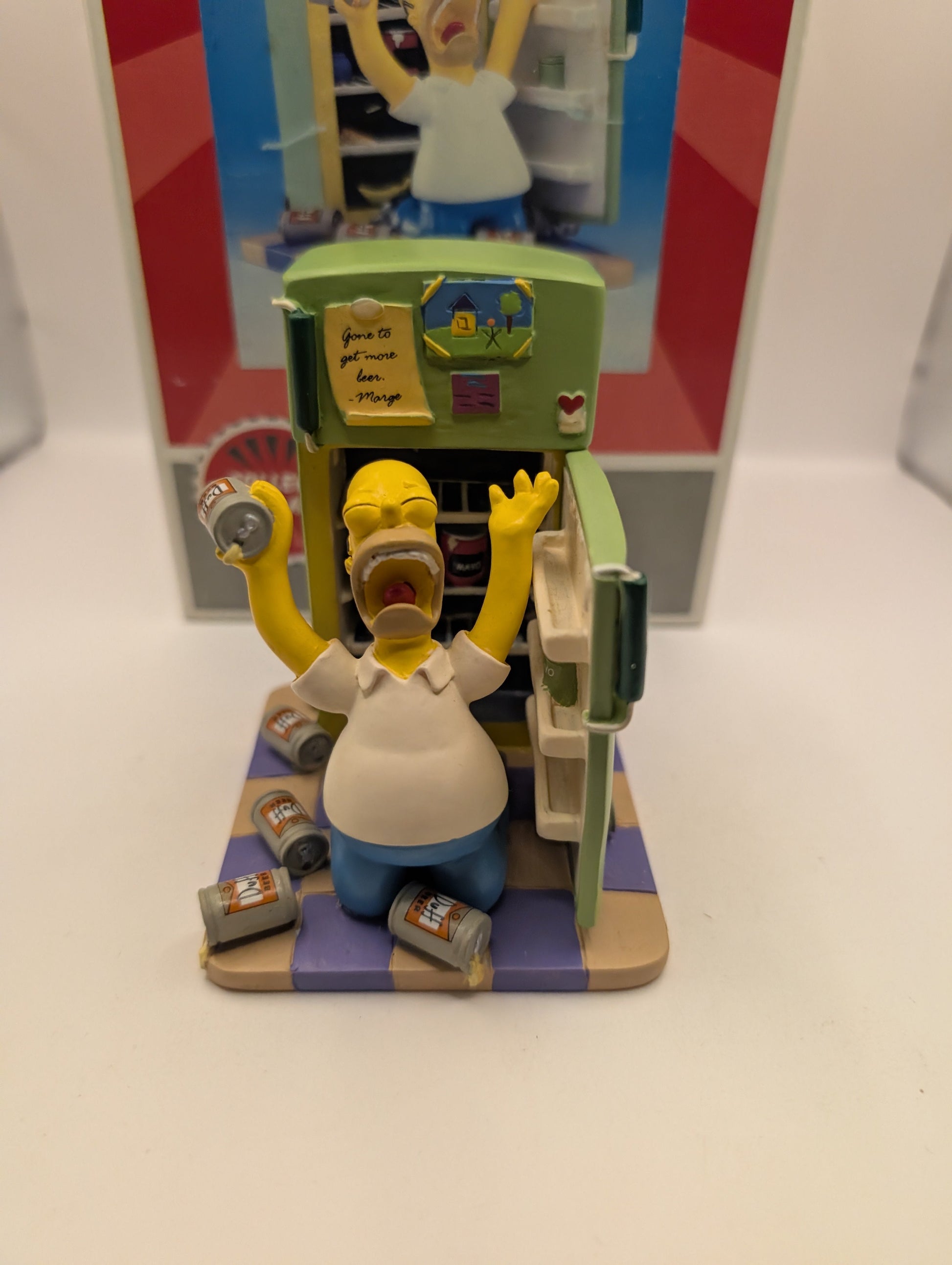 Oh Cruel Fate Homer Simpson Springfield Citizens Sculpture Collection '03 Statue with box FRENLY BRICKS - Open 7 Days