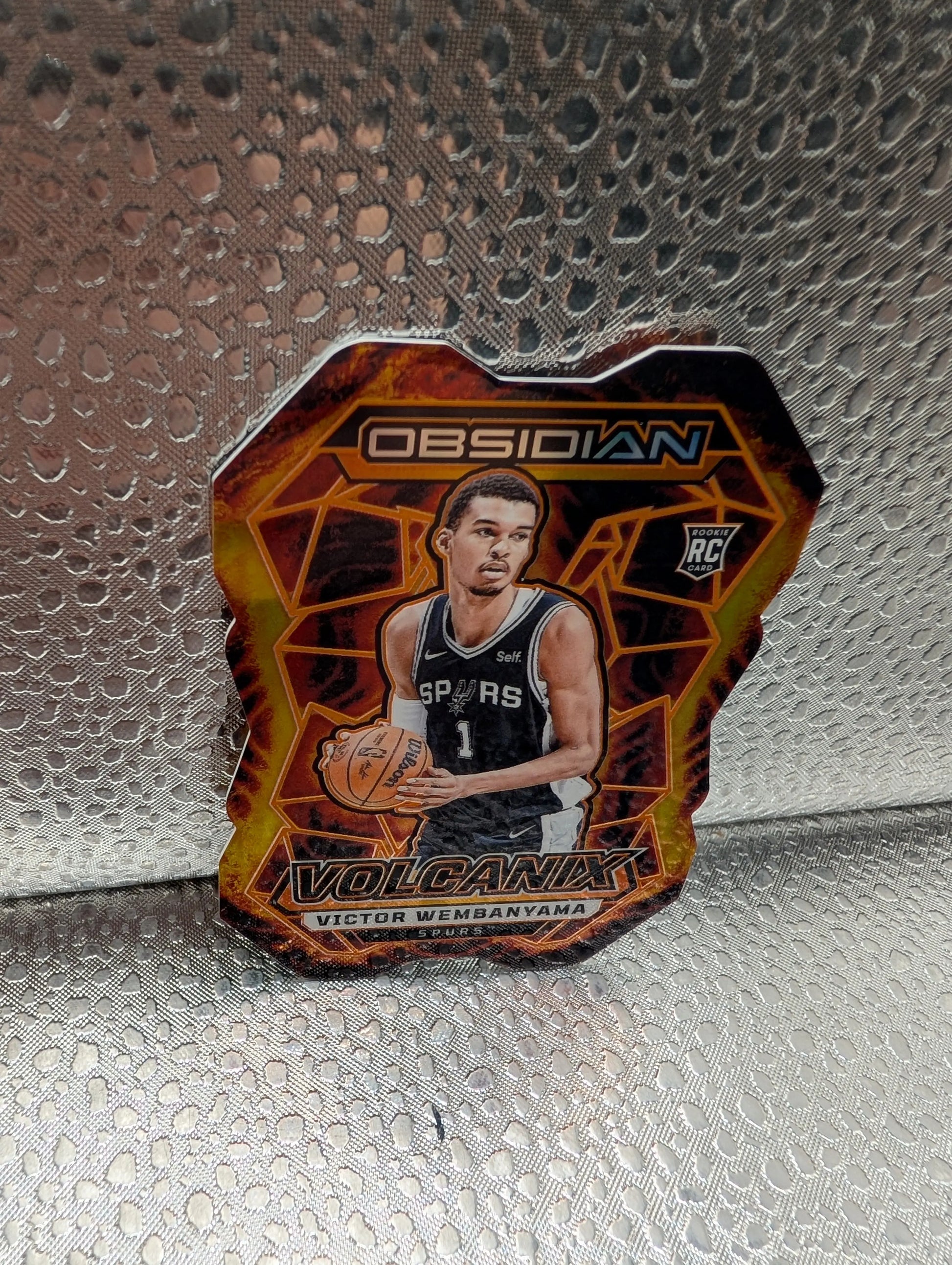 Victor Wembanyama Obsidian Volcanic Spurs RC Panini FRENLY BRICKS - Open 7 Days