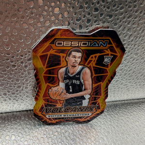 Victor Wembanyama Obsidian Volcanic Spurs RC Panini FRENLY BRICKS - Open 7 Days