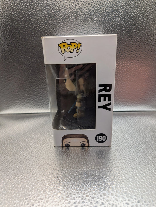 FUNKO Pop Vinyl Rey Star Wars #190 FRENLY BRICKS - Open 7 Days