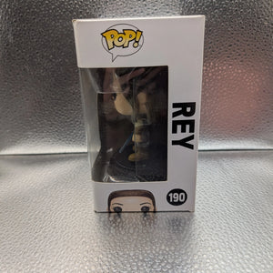 FUNKO Pop Vinyl Rey Star Wars #190 FRENLY BRICKS - Open 7 Days