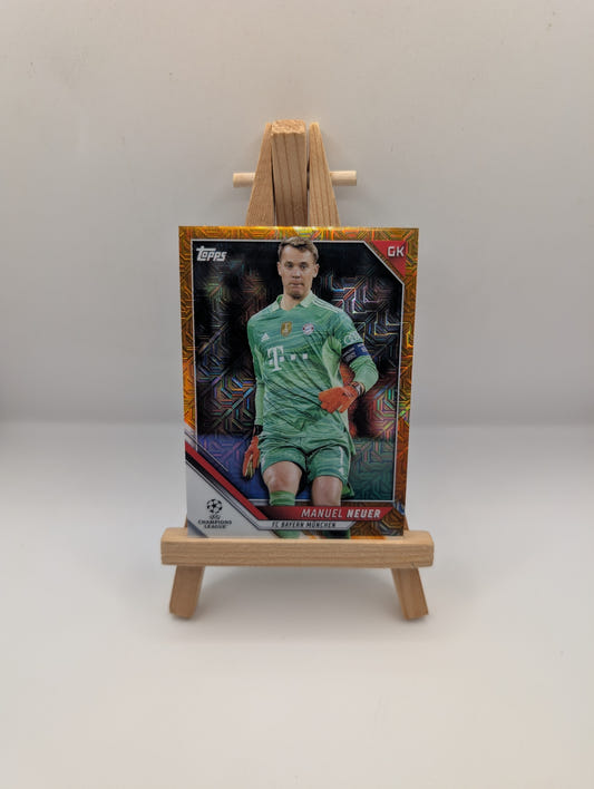 2021-22 Topps Chrome UCL Manuel Neuer ORANGE /25 #159 FRENLY BRICKS - Open 7 Days