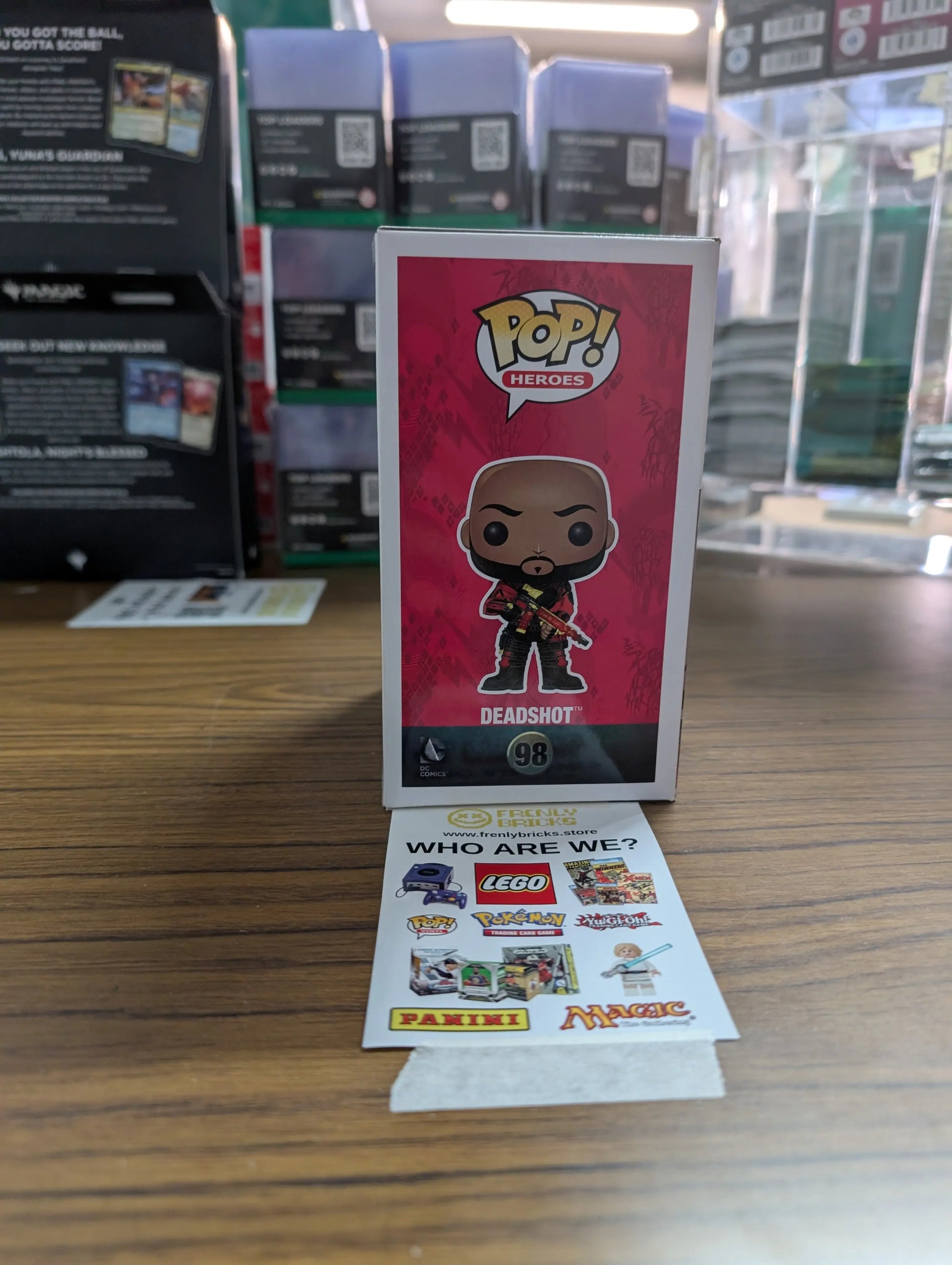 FUNKO Pop Vinyl Deadshot #98 FRENLY BRICKS - Open 7 Days