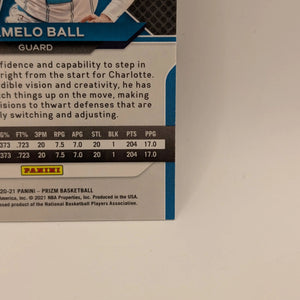 2020-21 Panini Prizm LaMelo Ball #278 Silver Prizm Rookie RC FRENLY BRICKS - Open 7 Days