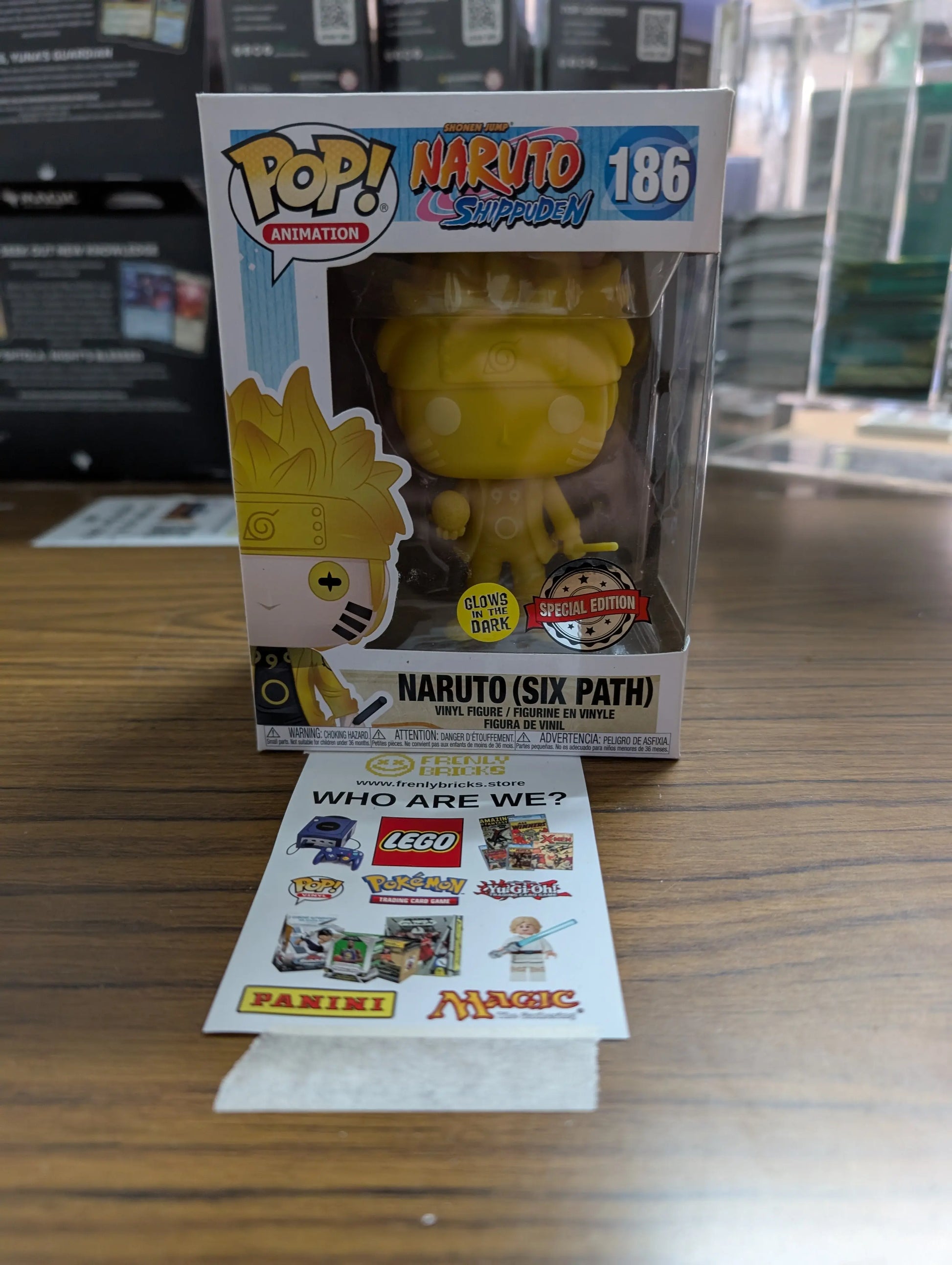 FUNKO Pop Vinyl Naruto (Six Path) #186 FRENLY BRICKS - Open 7 Days