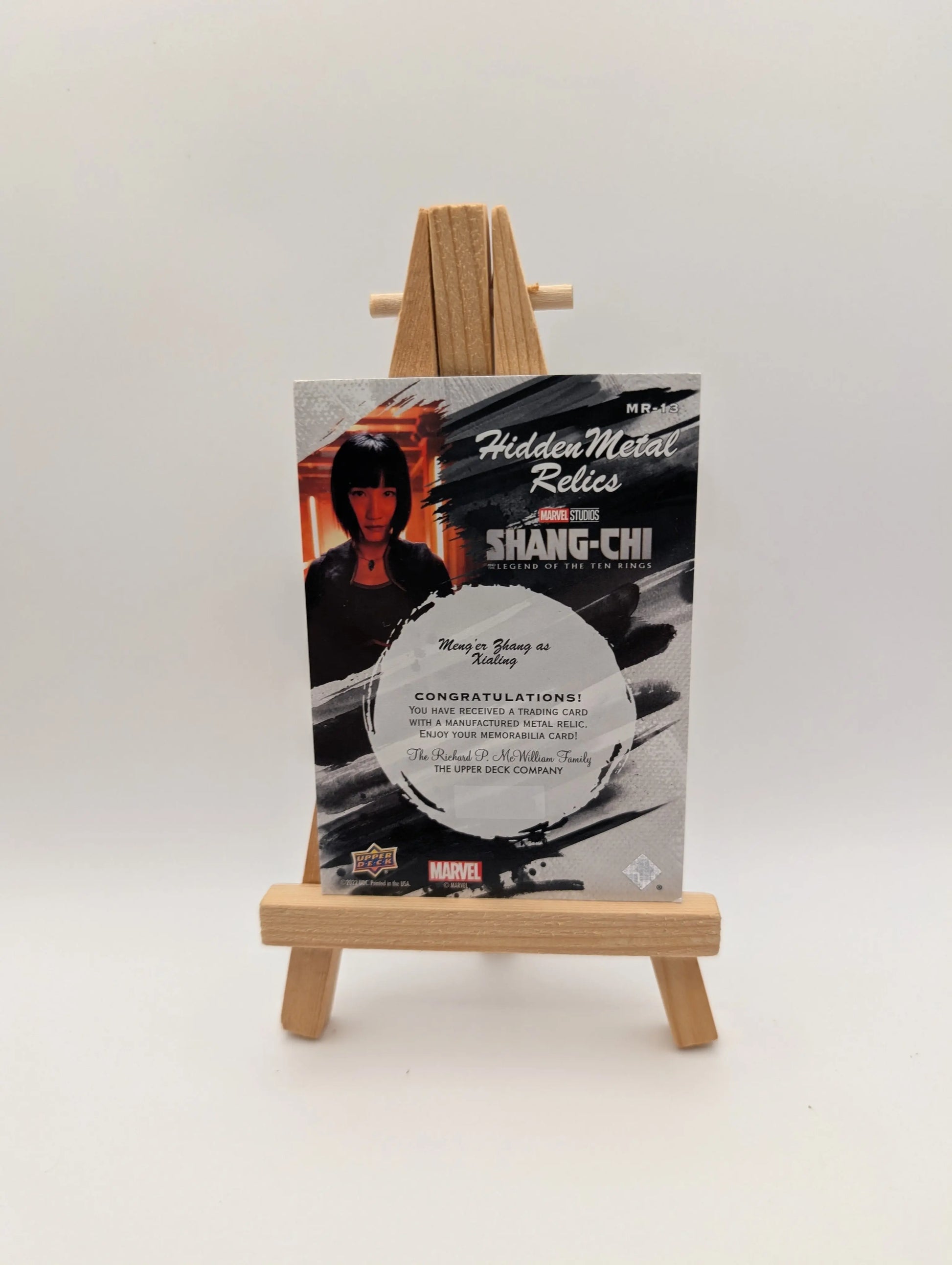 2023 Upper Deck Marvel - Shang-Chi - Hidden Metal Relics Bronze - Meng’er Zhang FRENLY BRICKS - Open 7 Days