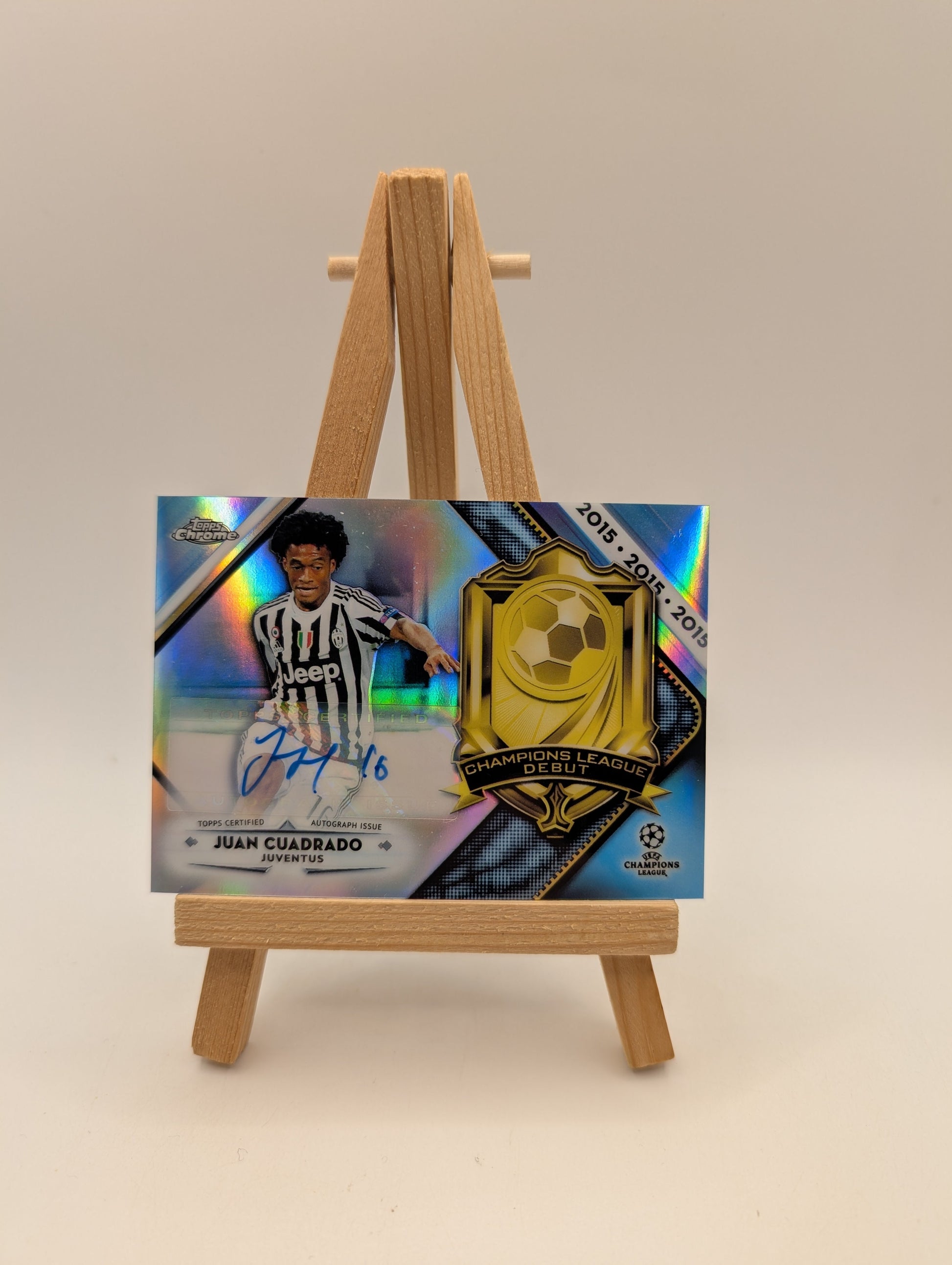 Juan Cuadrado 2018-19 Topps Chrome UEFA Auto /50 Signature FRENLY BRICKS - Open 7 Days