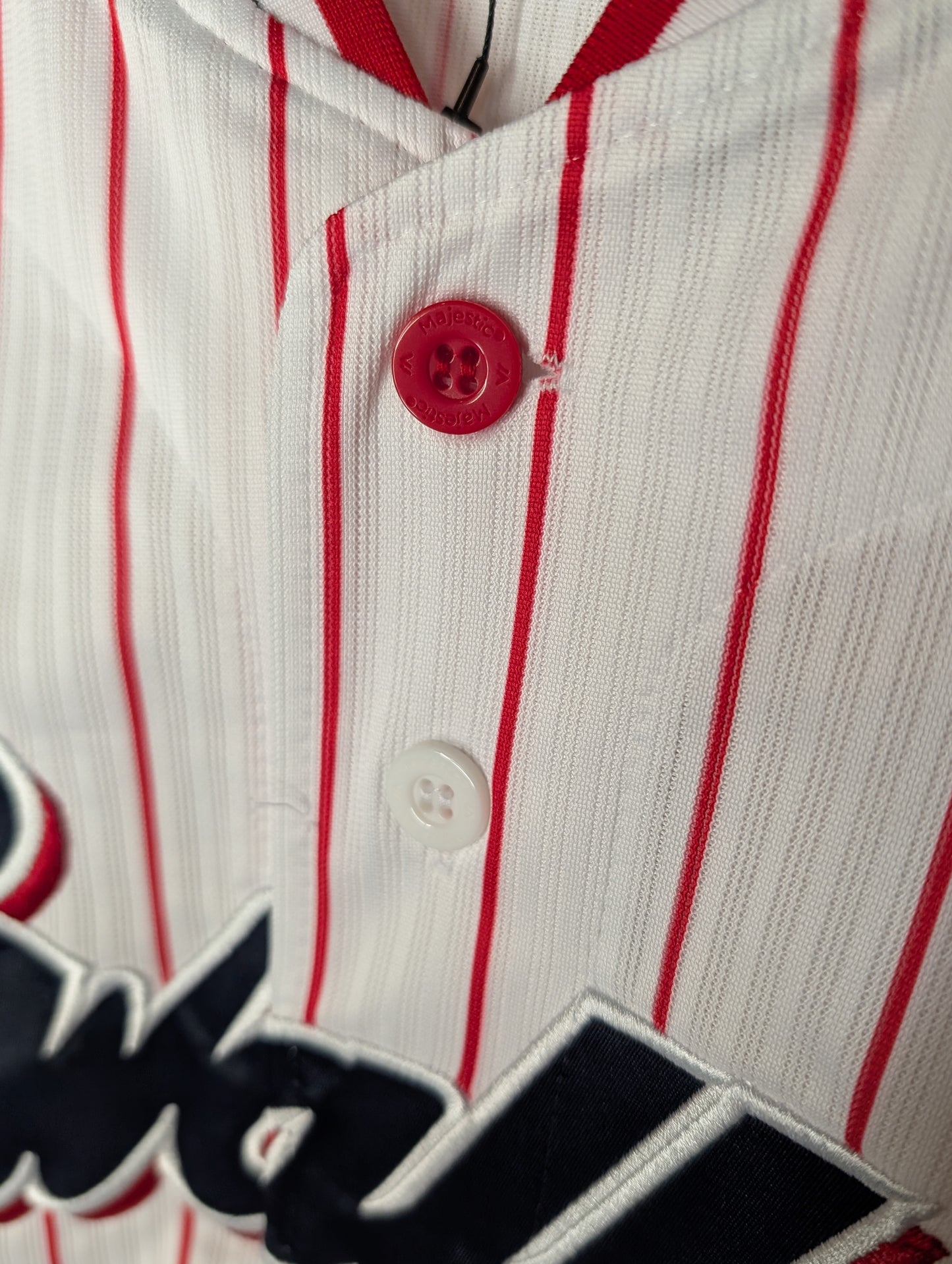 Nippon Baseball Tokyo Yakult Swallows 2016-2019 Home White/Red Blank XL Jersey