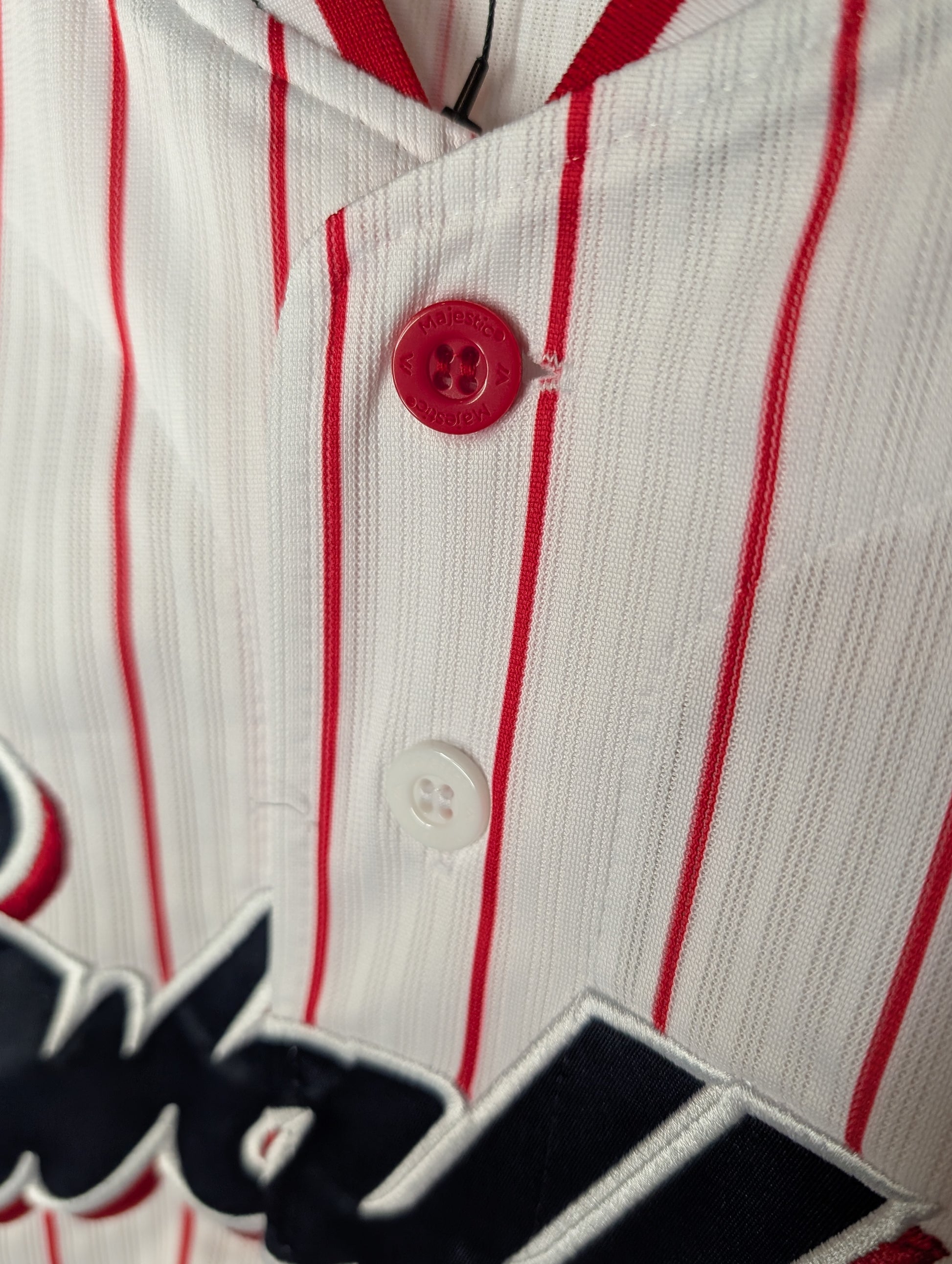 Nippon Baseball Tokyo Yakult Swallows 2016-2019 Home White/Red Blank XL Jersey