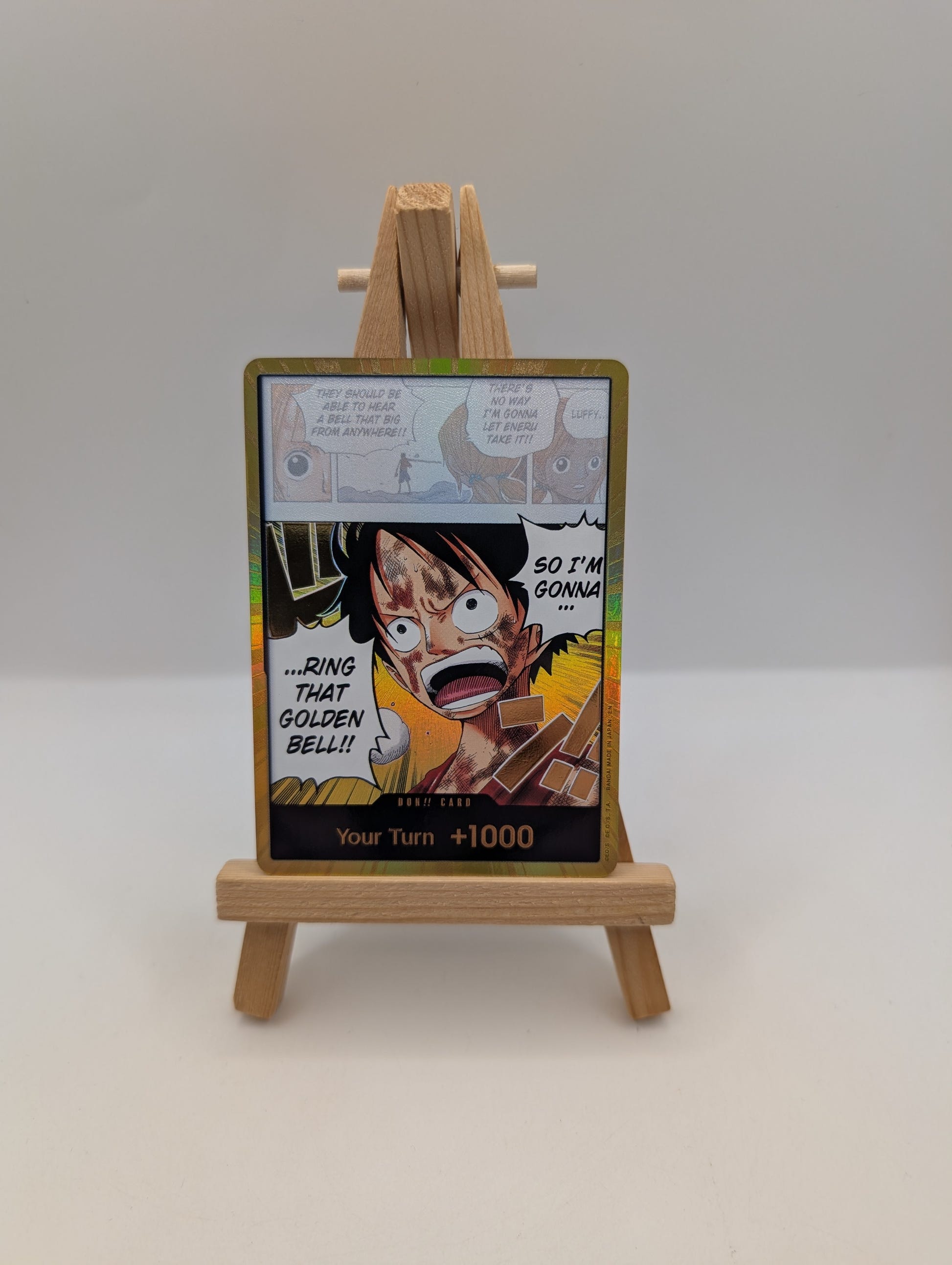 One Piece Gold DON!! OP15 Luffy Ring That Golden Bell Adventure On Kamis Island FRENLY BRICKS - Open 7 Days image 1
