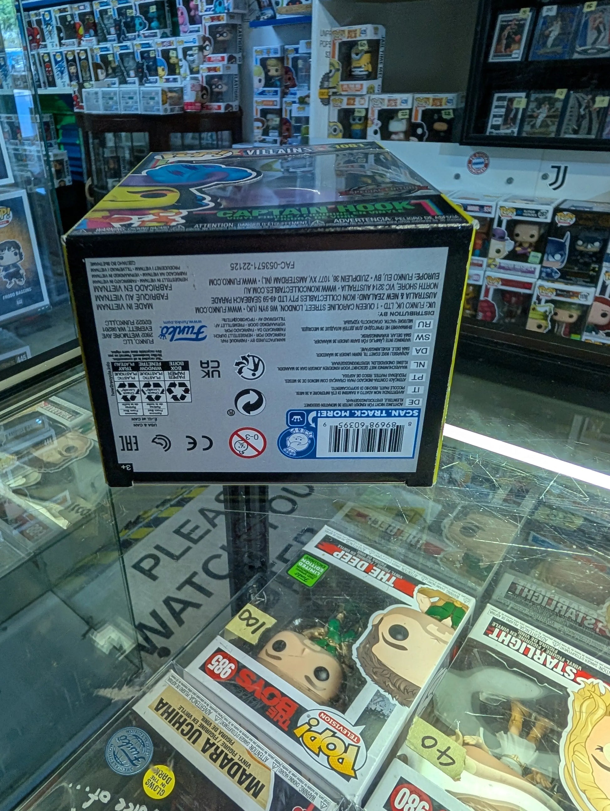 FUNKO Pop Vinyl Captain Hook FRENLY BRICKS - Open 7 Days