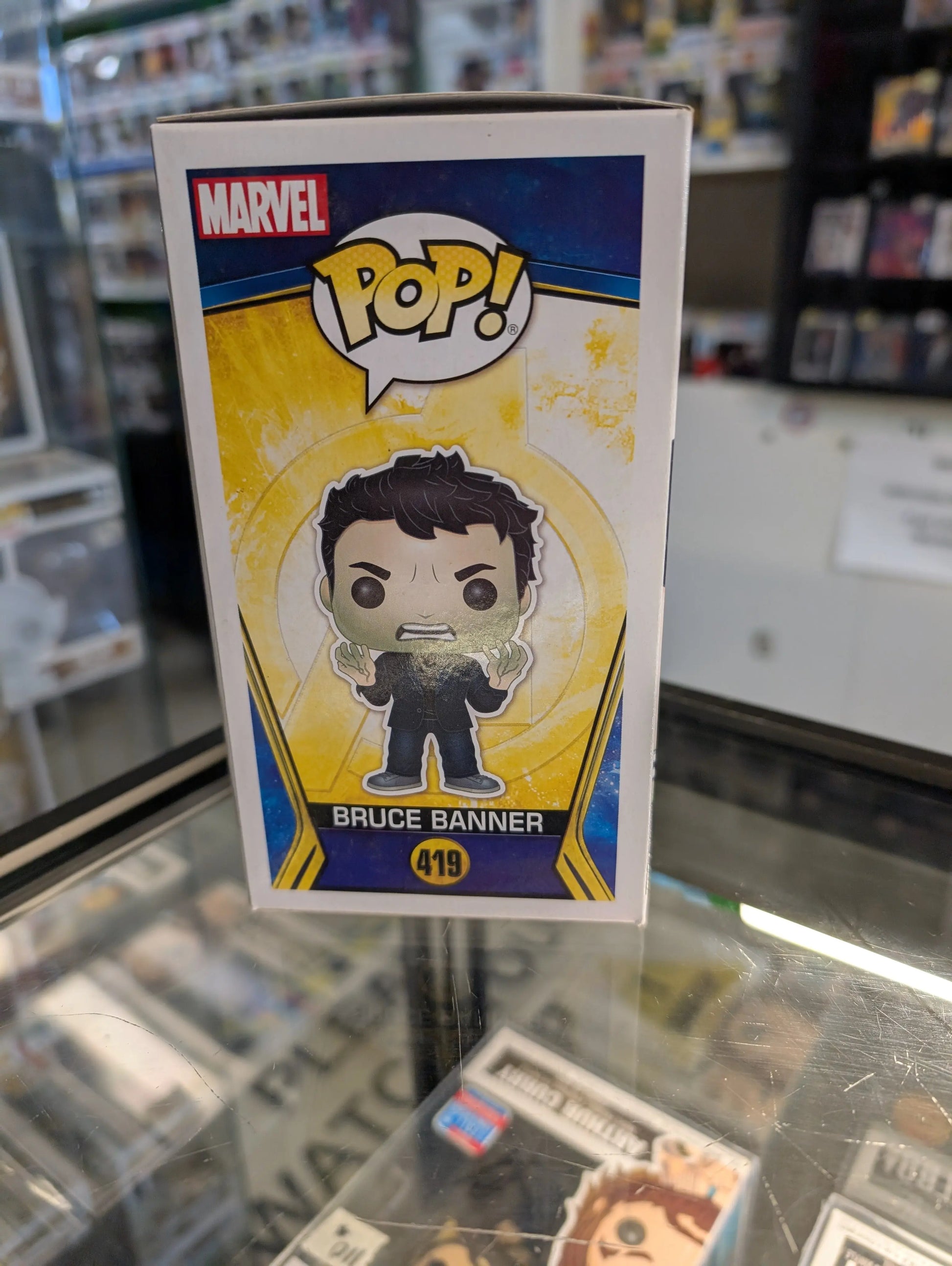 FUNKO Pop Vinyl Bruce Banner Marvel #419 FRENLY BRICKS - Open 7 Days