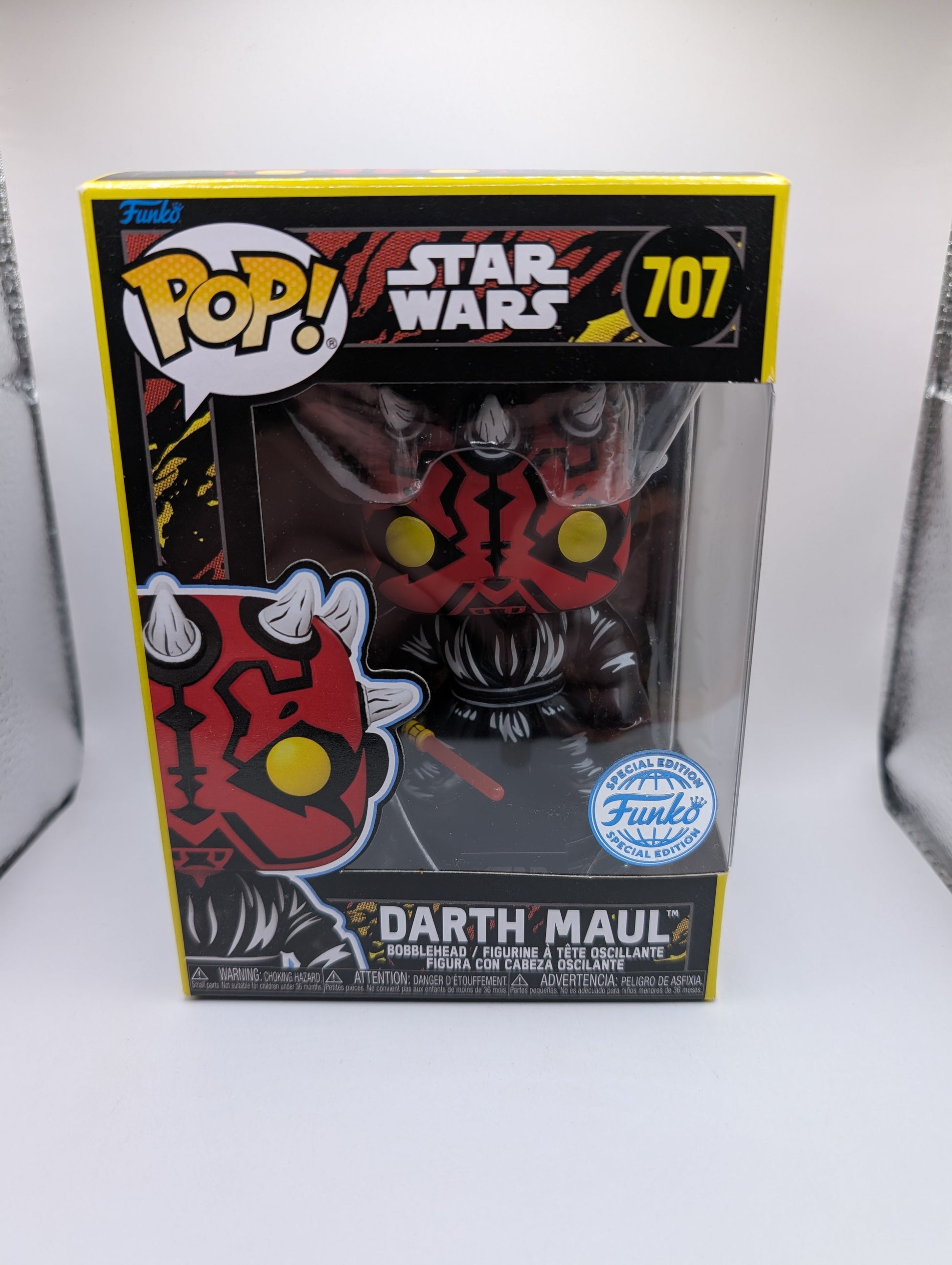Funko Pop Star Wars Darth Maul Retro Series #707  - Ep1 The Phantom Menace FRENLY BRICKS - Open 7 Days