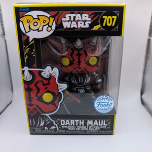 Funko Pop Star Wars Darth Maul Retro Series #707  - Ep1 The Phantom Menace FRENLY BRICKS - Open 7 Days