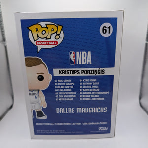Funko Pop! NBA Basketball: Kristaps Porzingis #61 Dallas Mavericks FRENLY BRICKS - Open 7 Days