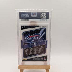 2024 Panini Prizm -  Josh Allen #13 Hype-Green Prizm PSA 10 FRENLY BRICKS - Open 7 Days
