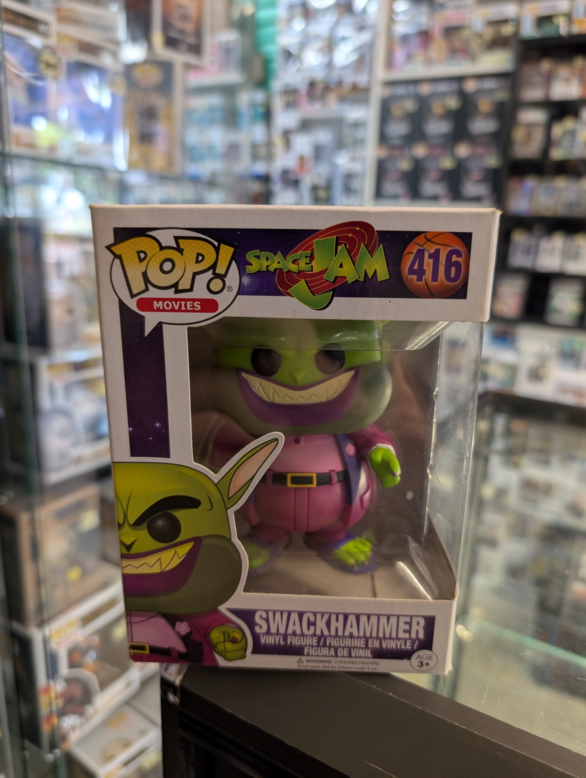 Swackhammer 416 ~ Space Jam ~ Funko Pop Vinyl ~ Movies #2 FRENLY BRICKS - Open 7 Days