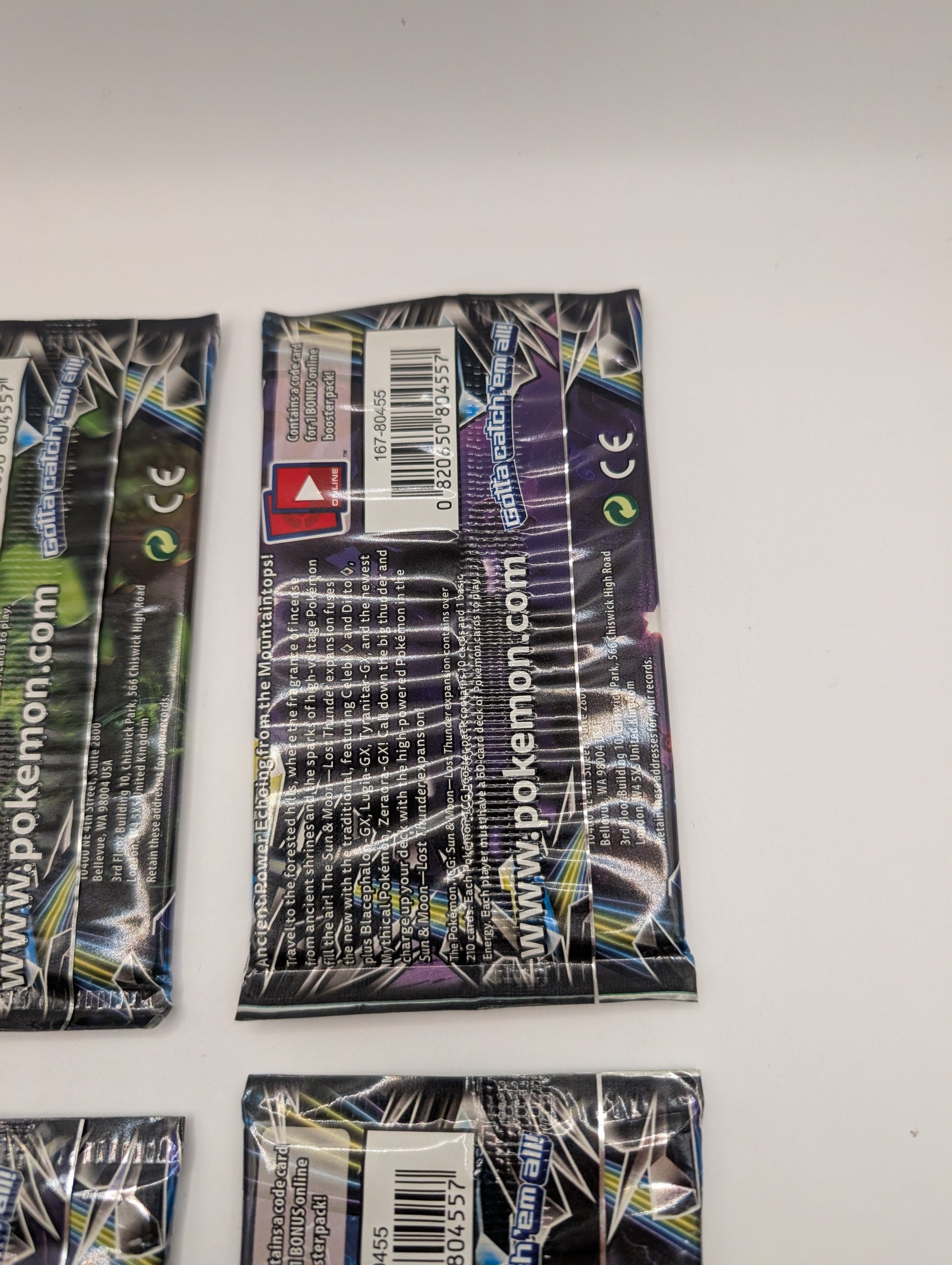 Pokemon 4x S&M Lost Thunder Booster Packs Factory Sealed - All 4 Art Sets! FRENLY BRICKS - Open 7 Days