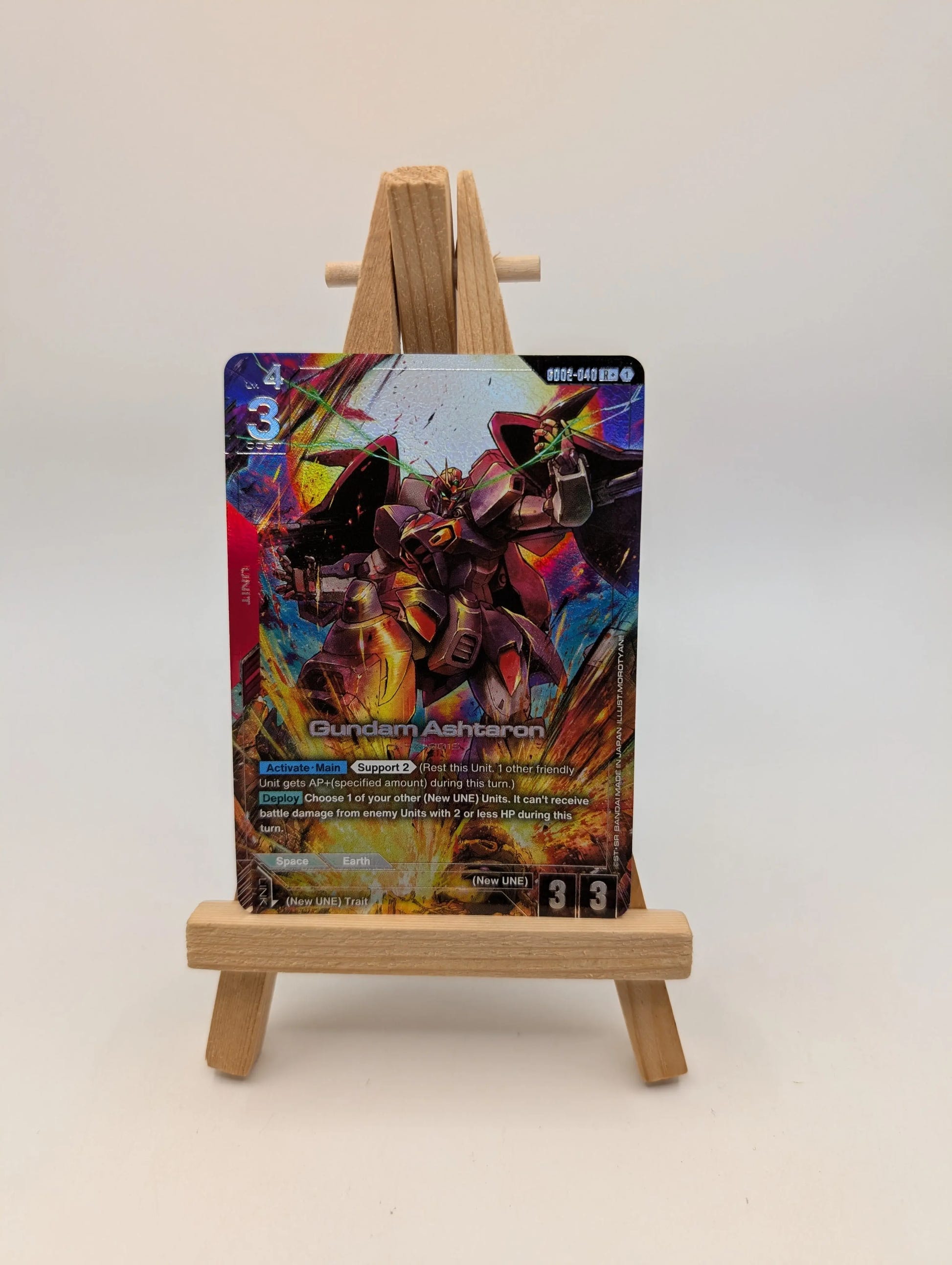 Gundam Ashtaron - GD02-040 - R+ Alt Art FRENLY BRICKS - Open 7 Days image 2