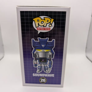 FUNKO POP! Soundwave #26 Transformers Retro Toys Vinyl Figure FRENLY BRICKS - Open 7 Days