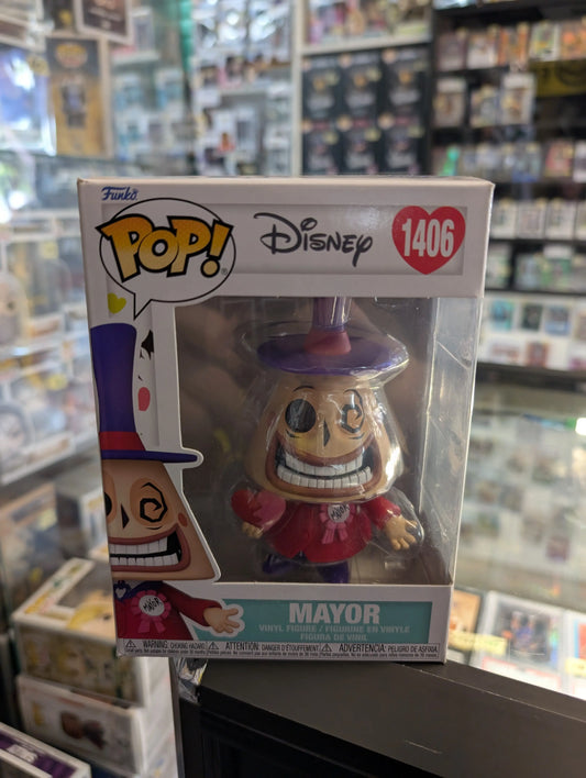 The Nightmare Before Christmas - Mayor Valentines Pop! Vinyl Figure 1406 FRENLY BRICKS - Open 7 Days