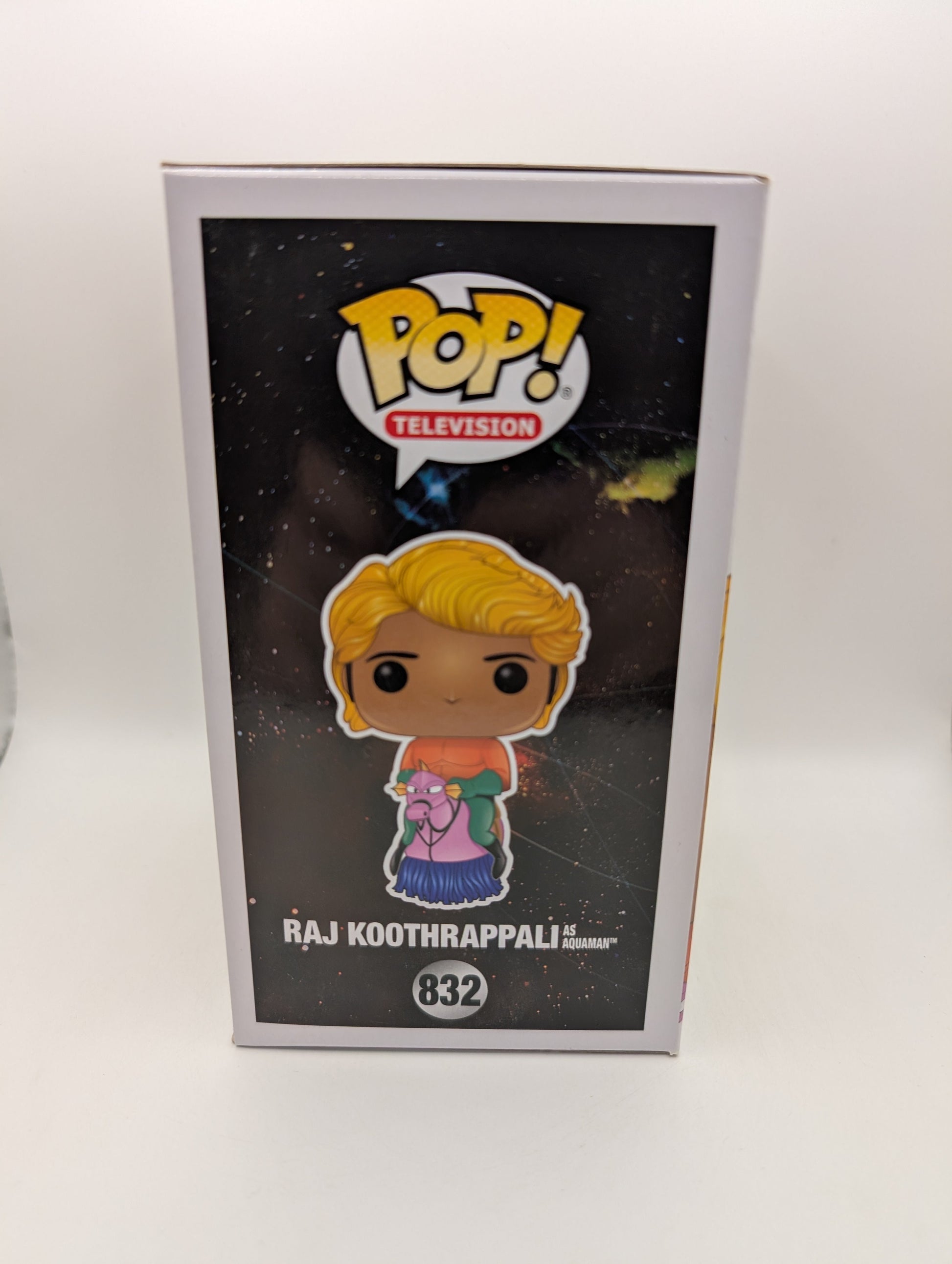 Funko POP! BBT Raj Koothrappali (Aquaman)  #832 2019 convention FRENLY BRICKS - Open 7 Days