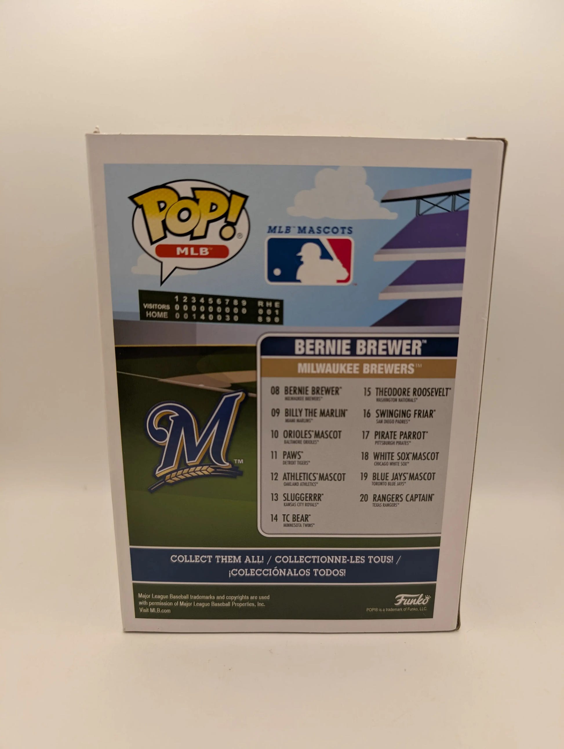 Funko POP! MLB: BERNIE BREWER #08 Milwaukee Brewers Mascot Baseball, photo 4 image 4