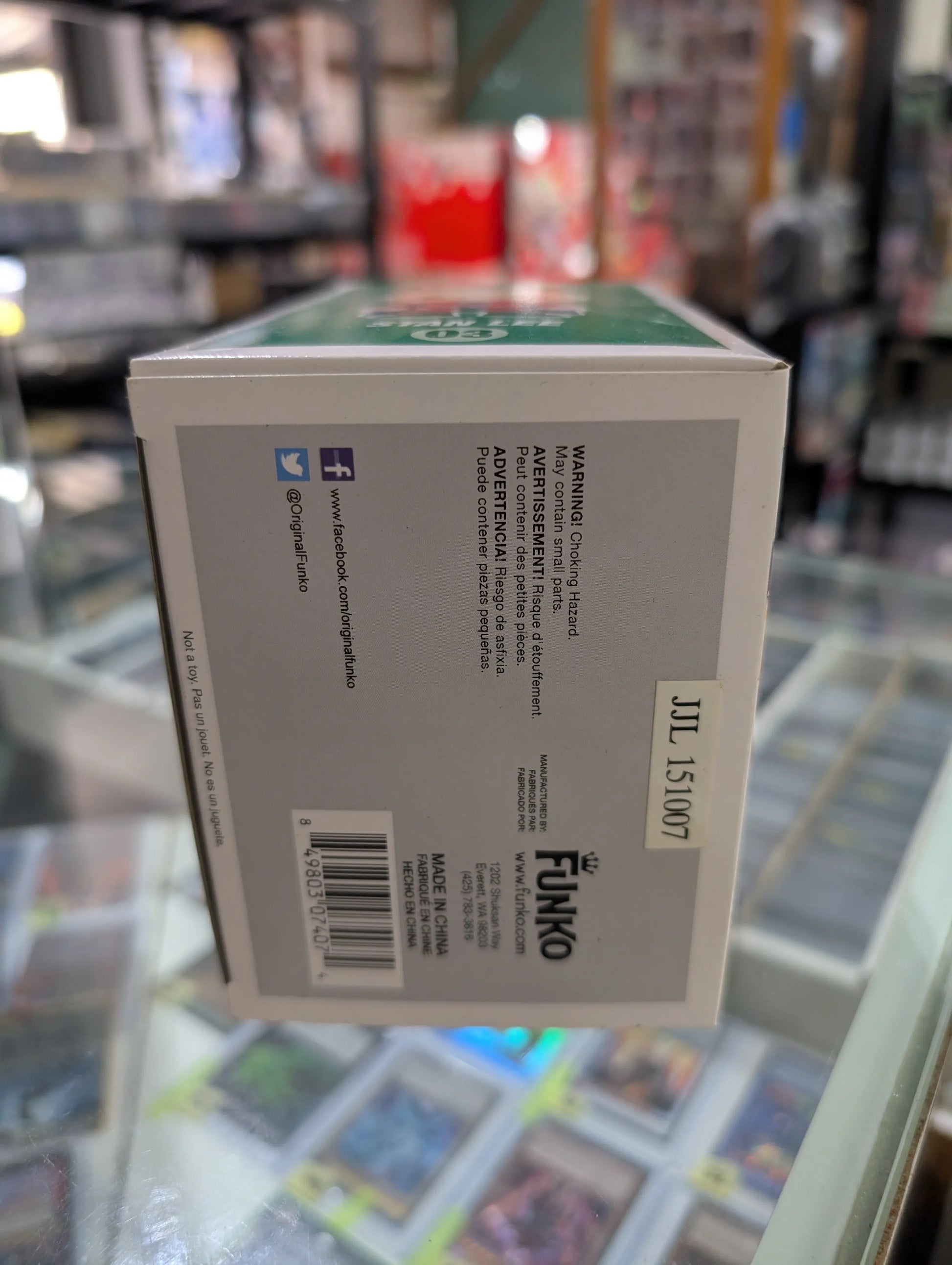 FUNKO POP STAN LEE #03 STAN LEE (SUPERHERO) COMIKAZE VINYL FIGURE FRENLY BRICKS - Open 7 Days