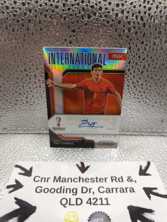 2022 Panini Prizm FIFA WORLD CUP - Pau Torres AUTO SILVER /199 FRENLY BRICKS - Open 7 Days