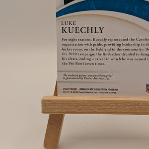 2020 Immaculate LUKE KUECHLY The Standard Jumbo Patch /25 SSP Panthers FRENLY BRICKS - Open 7 Days