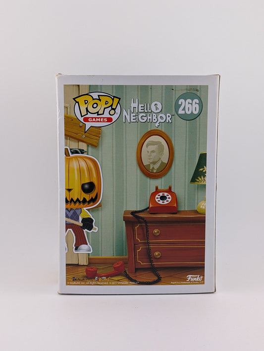 Funko POP! Games Hello Neighbor #266 Neighbor Pumpkin Head Glow in the Dark Vinyl Collectable Rare FRENLY BRICKS - Open 7 Days