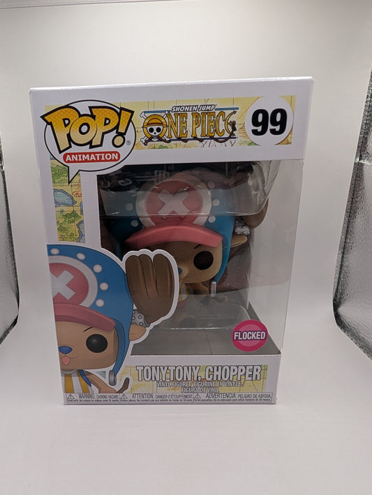 One Piece - Tony Tony Chopper Flocked Pop! Vinyl 99 FRENLY BRICKS - Open 7 Days