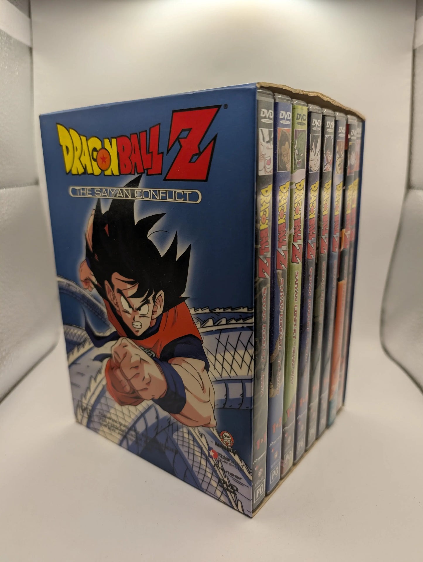 Dragon Ball Z The Saiyan Conflict DVD Box Set Madman Entertainment 2002 R4 used FRENLY BRICKS - Open 7 Days