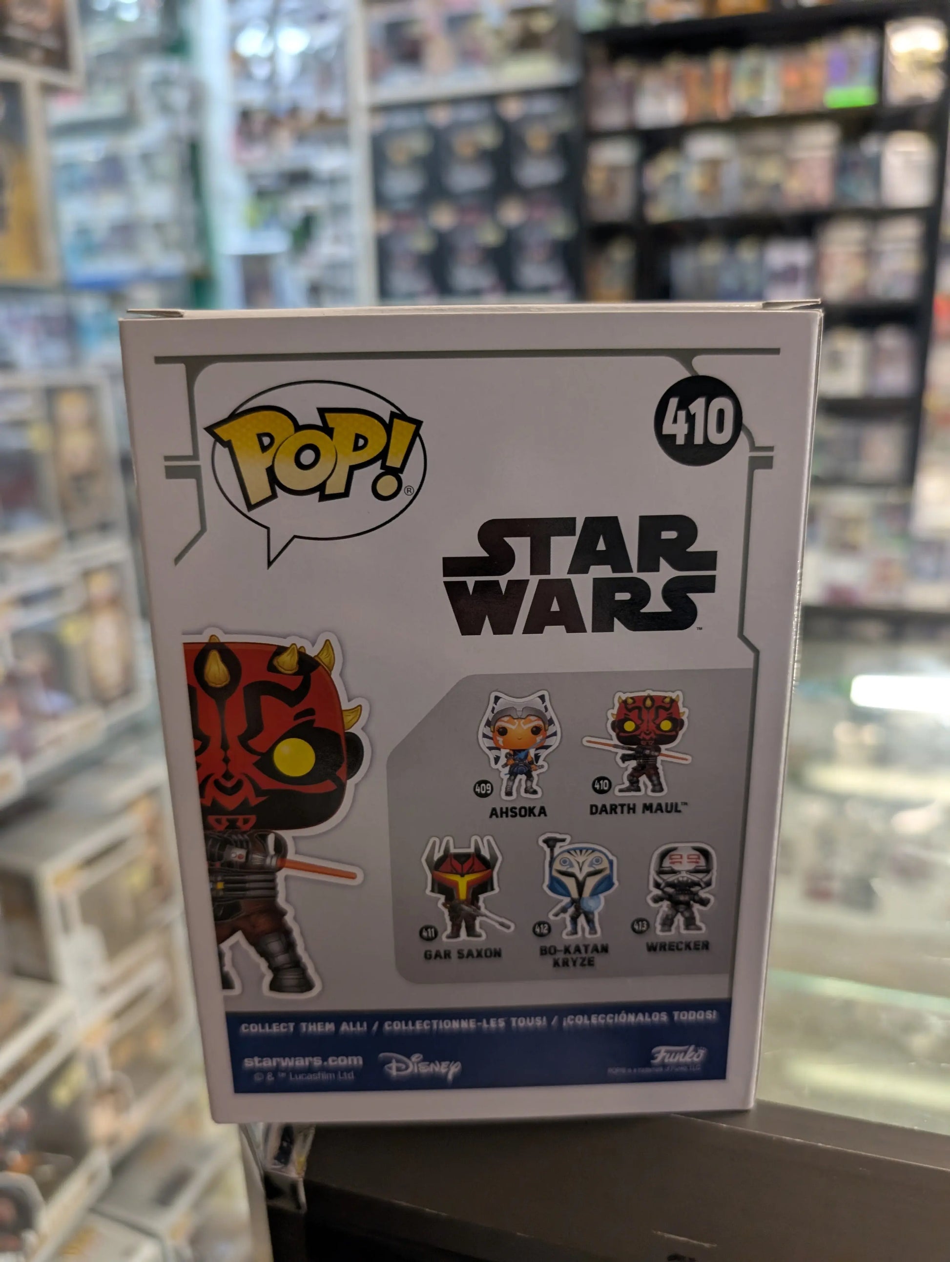 Funko Pop! 410 Star Wars: Clone Wars Darth Maul Vinyl Figure Bobble-head FRENLY BRICKS - Open 7 Days