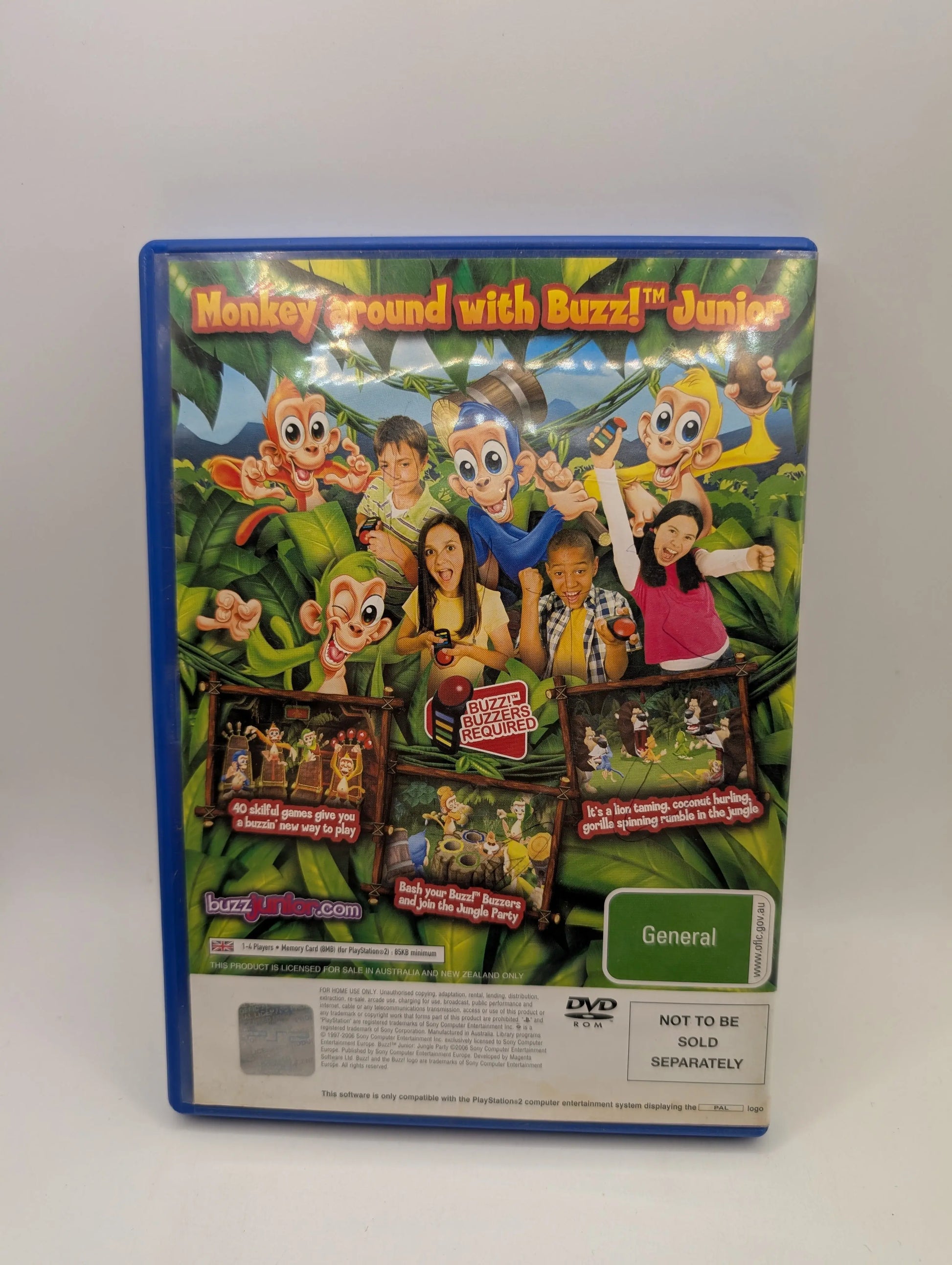 Buzz Junior Jungle Party PS2 PlayStation 2 PAL - Complete With Manual FRENLY BRICKS - Open 7 Days