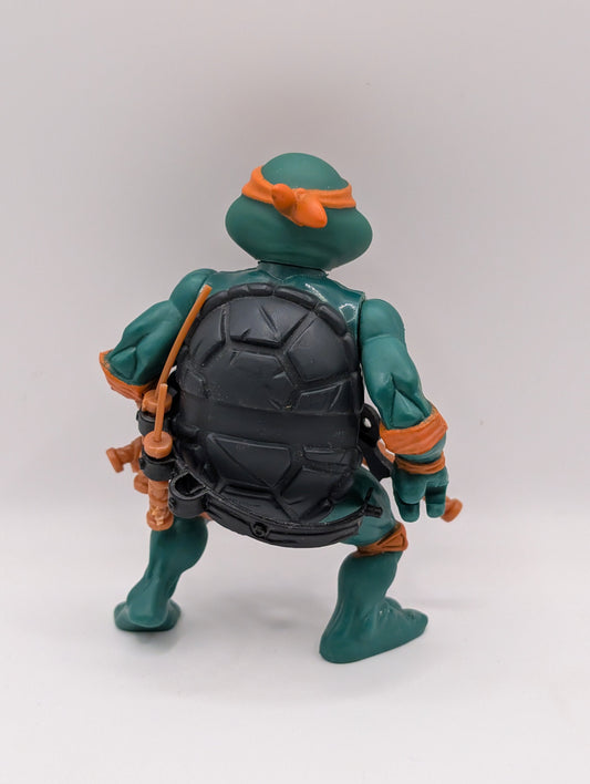 1988 Playmates Teenage Mutant Ninja Turtles MICHELANGELO Action Figure FRENLY BRICKS - Open 7 Days
