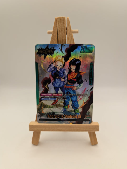 Android 17/Android 18 FB01-070 Alt Art Fusion World Dragon Ball English FRENLY BRICKS - Open 7 Days