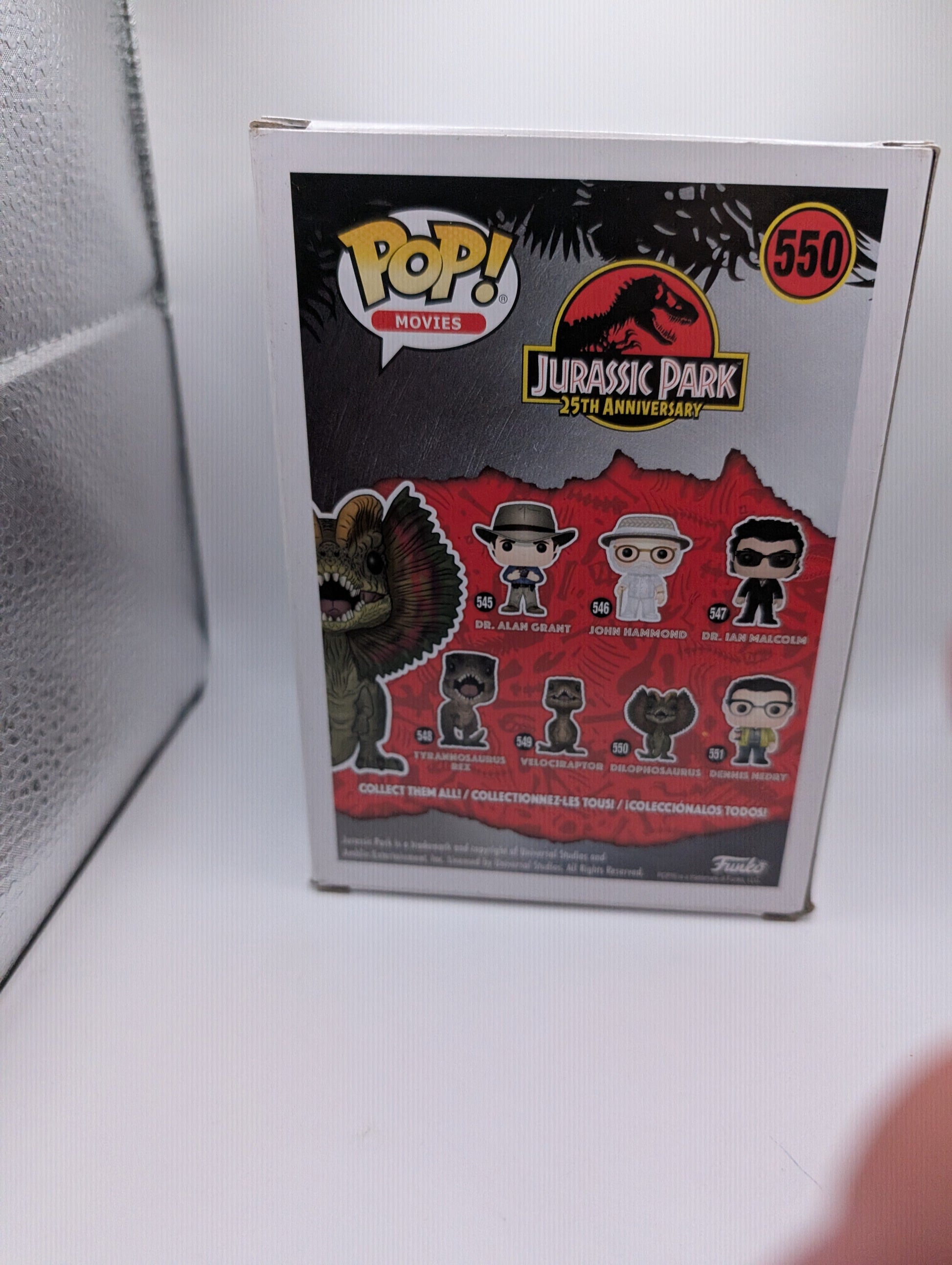 Dilophosaurus Red 550 Funko Pop Vinyl - Jurassic Park FRENLY BRICKS - Open 7 Days