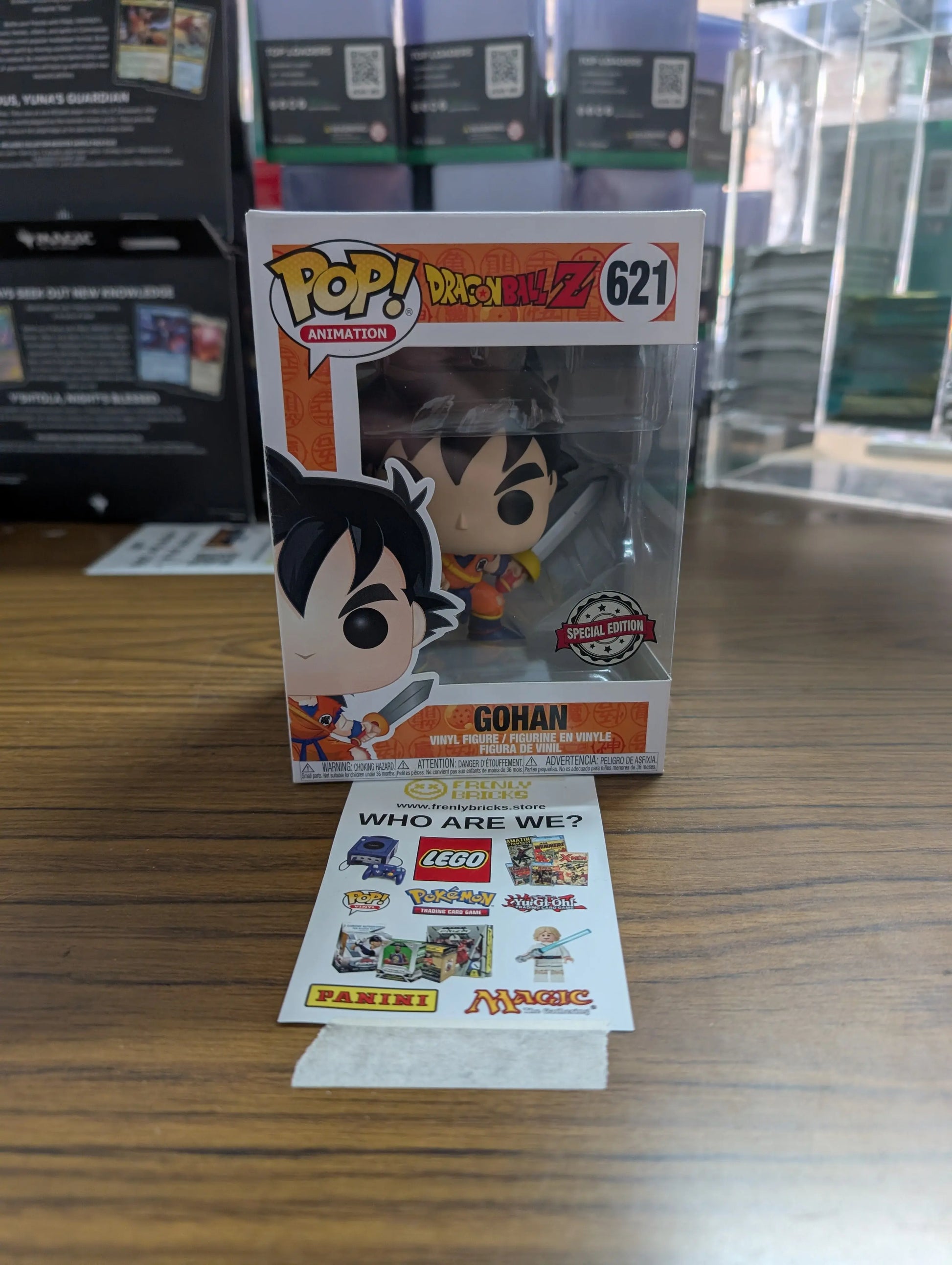 FUNKO Pop Vinyl Gohan #621 FRENLY BRICKS - Open 7 Days