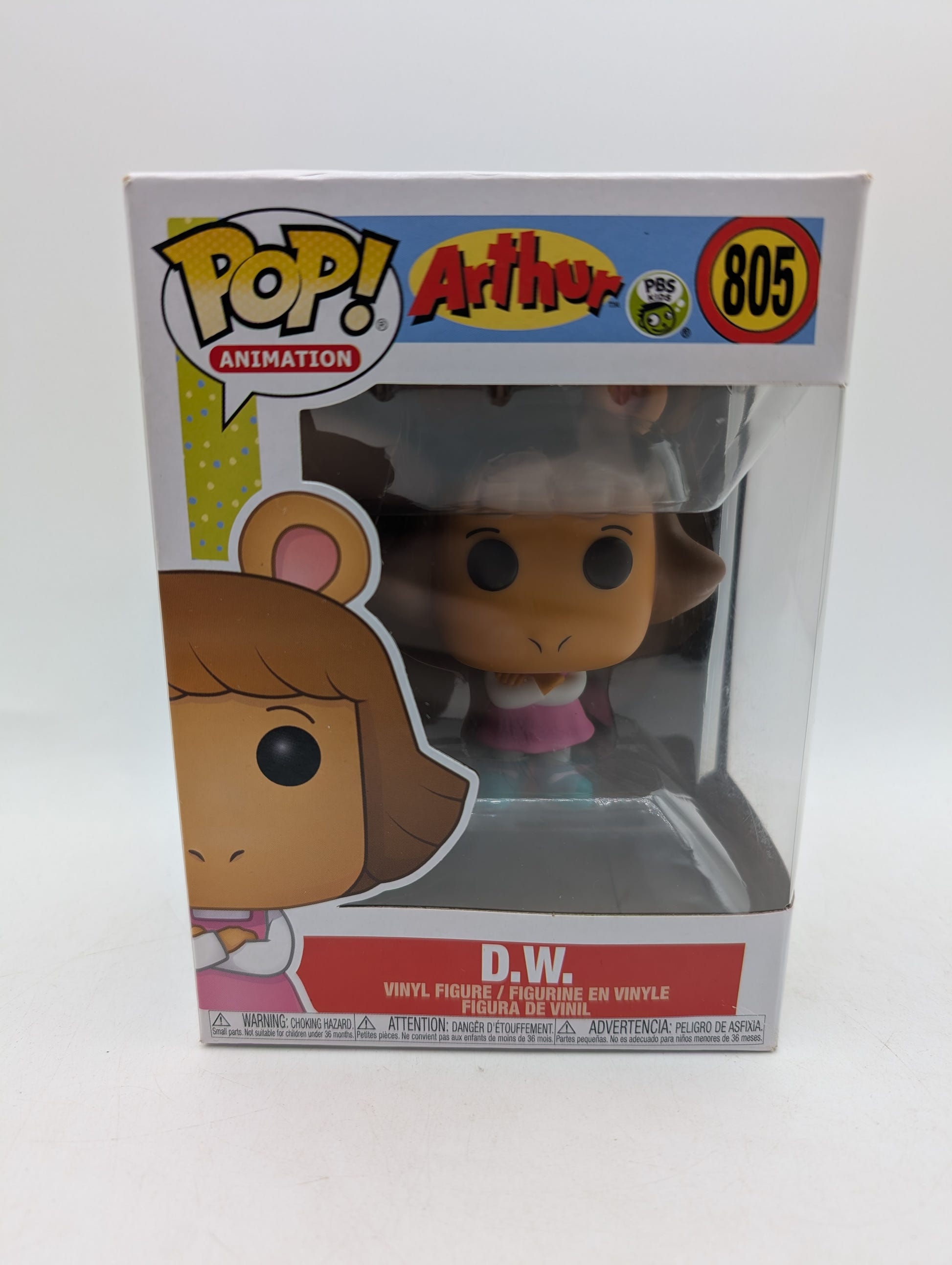Funko Pop Animation Vinyl Figure Arthur - D.W. Dora Winifred #805 PBS Kids image 1