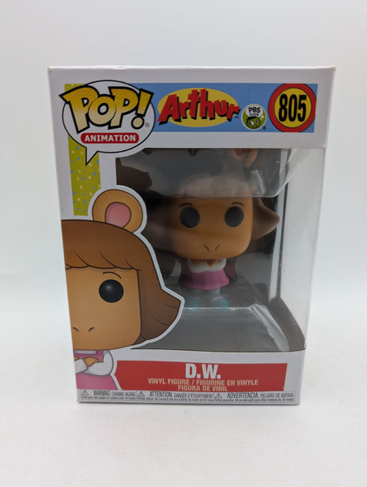 Funko Pop Animation Vinyl Figure Arthur - D.W. Dora Winifred #805 PBS Kids
