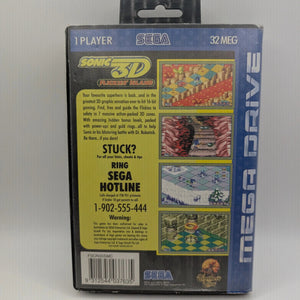 SEGA SMD Mega Drive - Sonic 3D Flickies Island PAL + Instruction, Case, Game FRENLY BRICKS - Open 7 Days