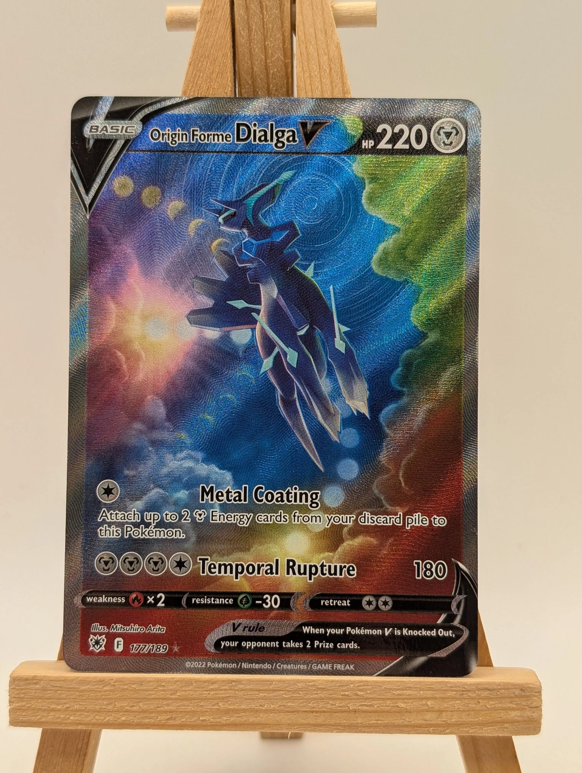 Origin Forme Dialga V - 177/189 Astral Radiance - Pokemon TCG Card FRENLY BRICKS - Open 7 Days image 2