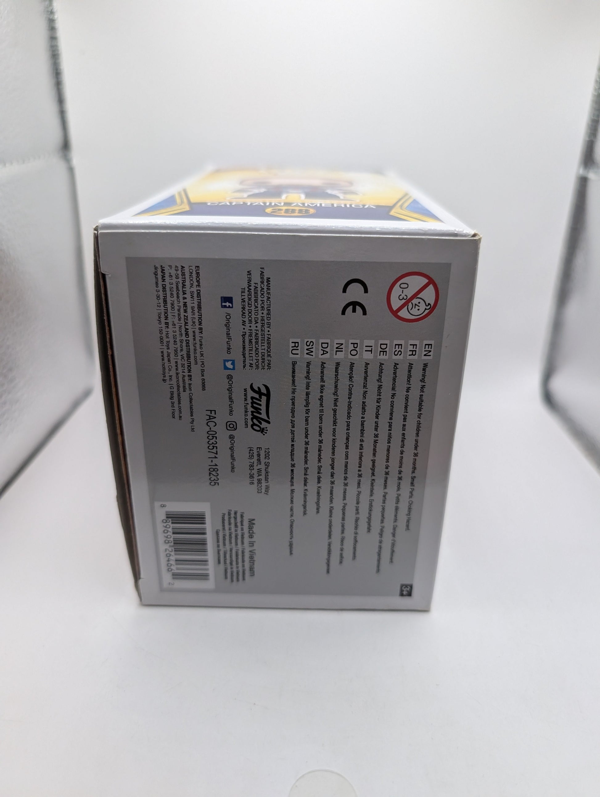 Funko Pop! Marvel: Captain America #288 Avengers Infinity War FRENLY BRICKS - Open 7 Days